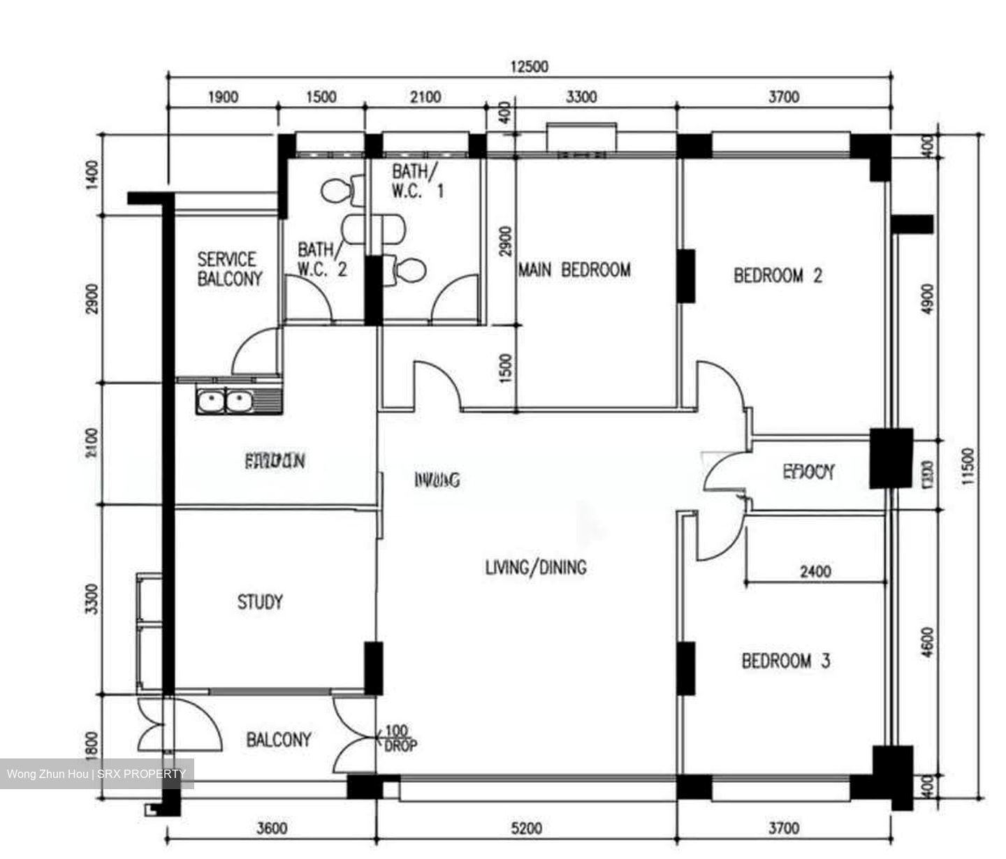 Blk 870 Woodlands Street 81 (Woodlands), HDB 5 Rooms #608110361